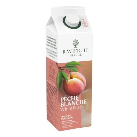 Ravifruit Peach (White) Puree - 1kg carton